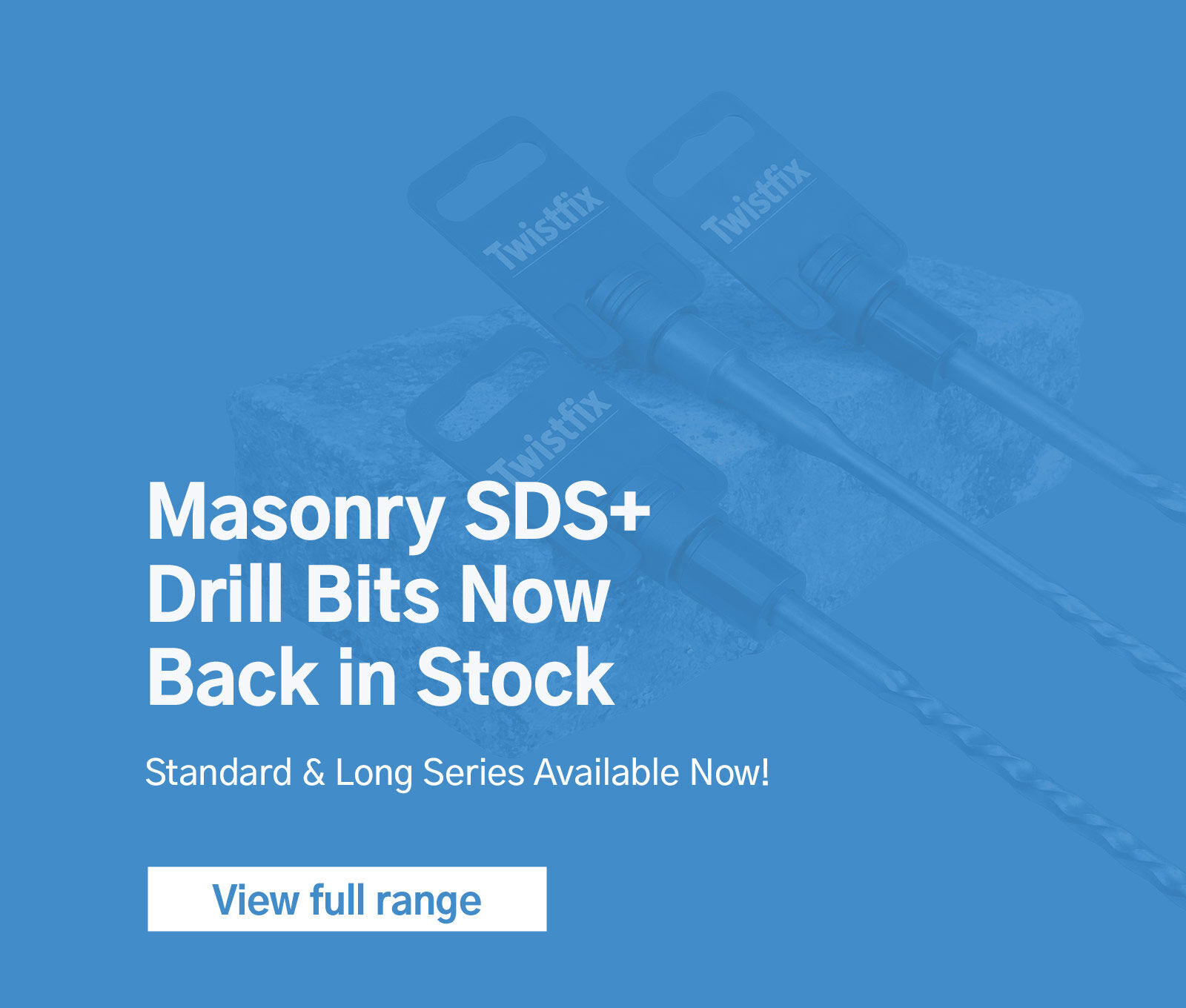 Masonry SDS+ Drill Bits Now Back in Stock