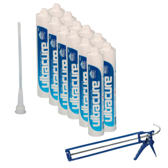 Damp Proofing Cream-380 12 PACK with Caulking Gun