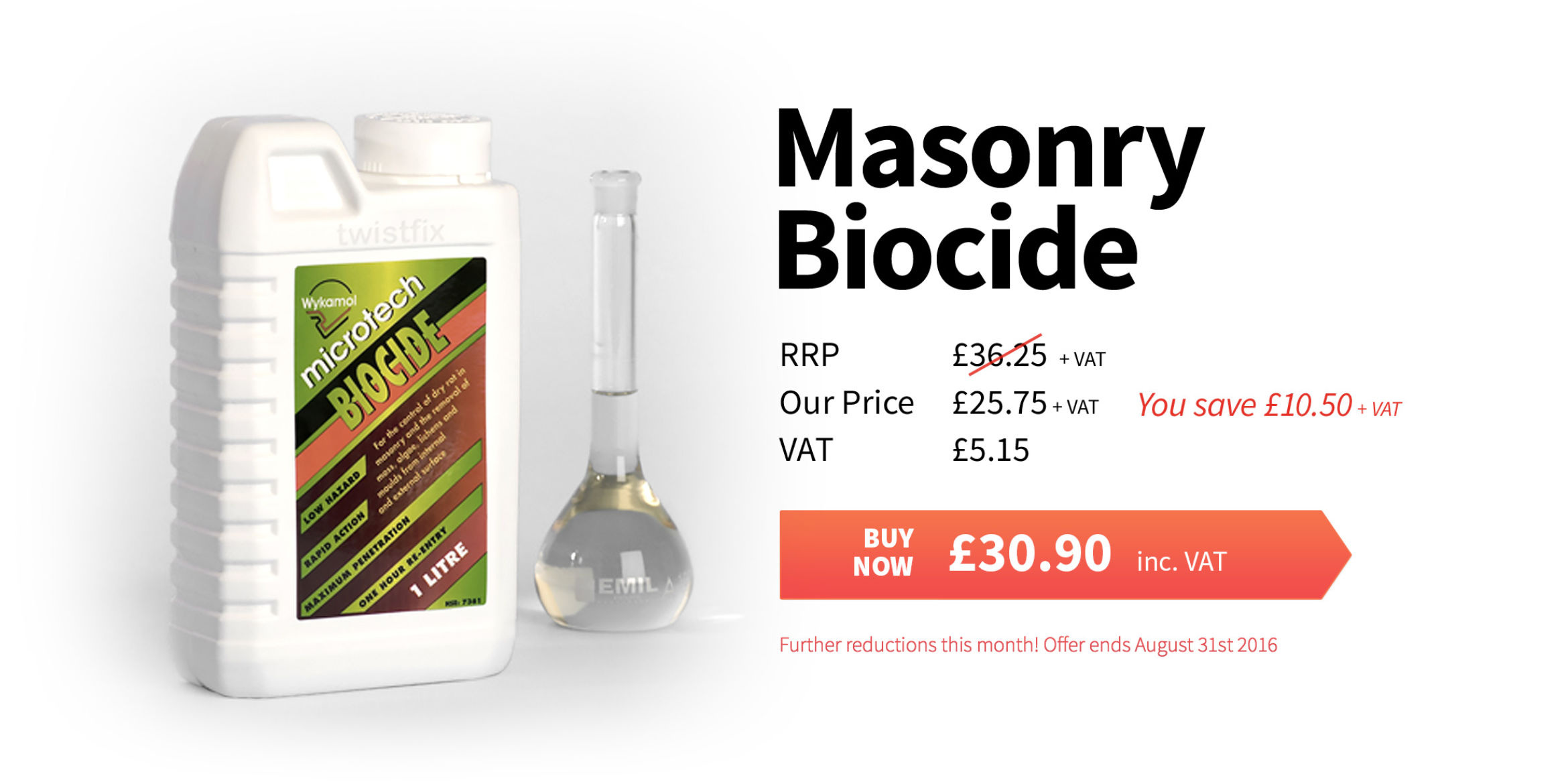 Twistfix Microtech Moss Removal Biocide