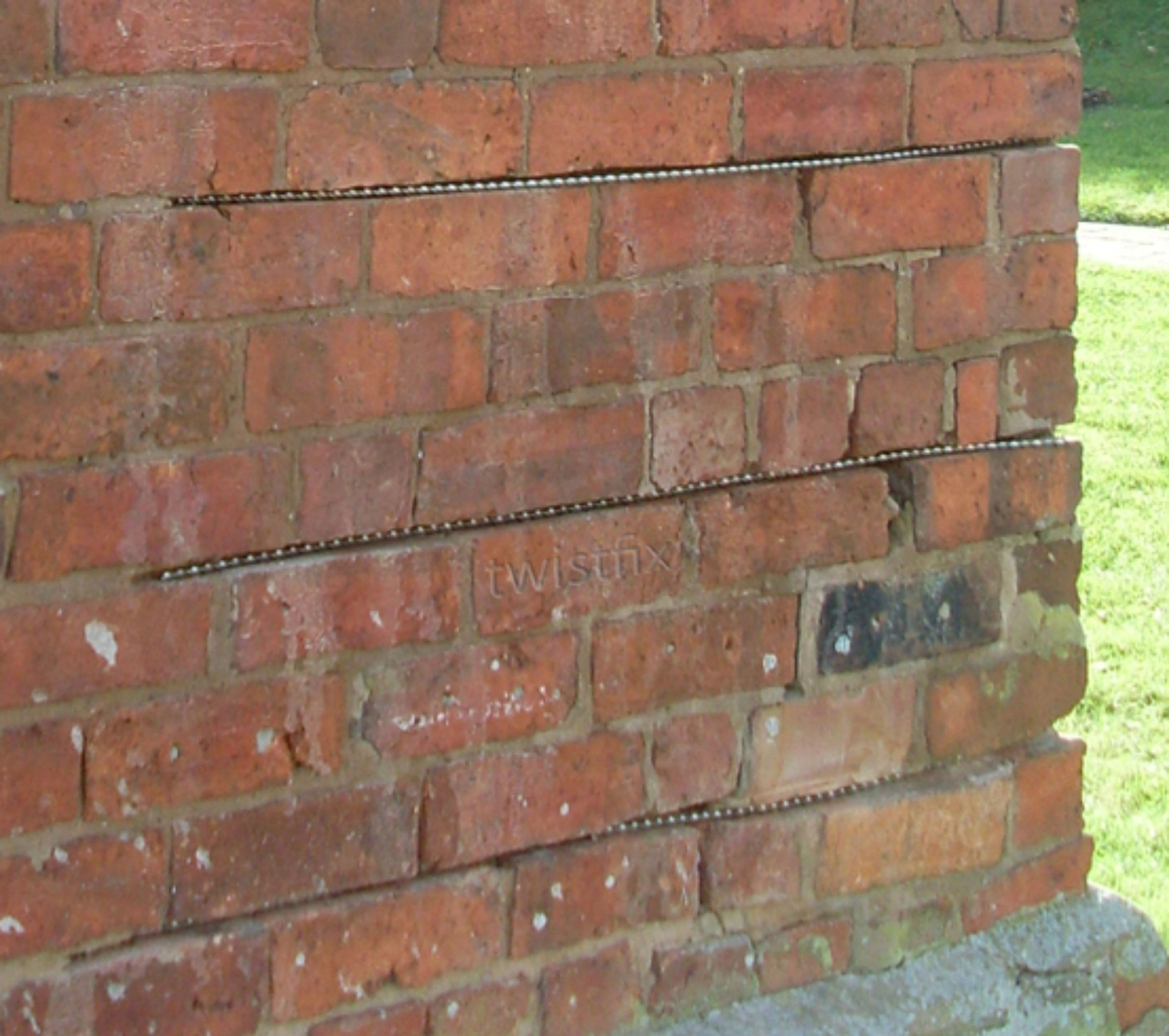 brick reinforcement crack corner