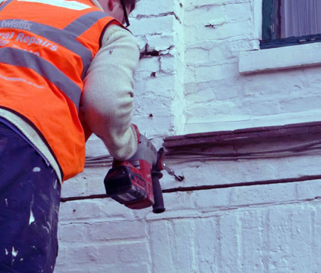 Lateral Restraint Ties Secure Essex Building