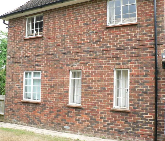 Bowing Wall Structurally Secured