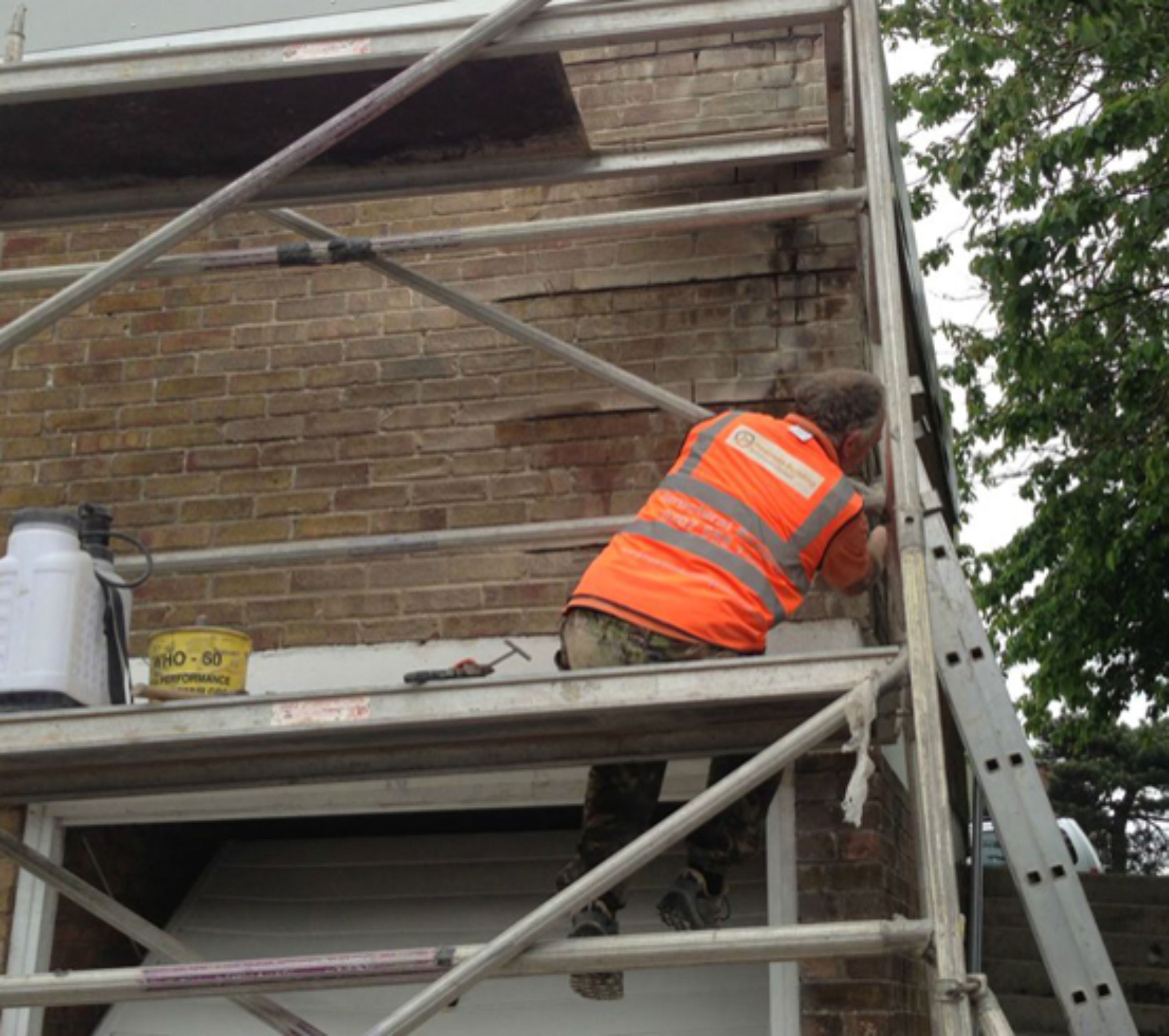 Bed Joint Reinforcement at Oxford Garage Block