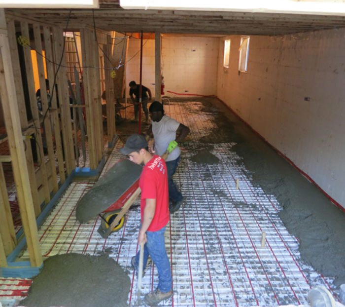 Pouring-Basement-Slab