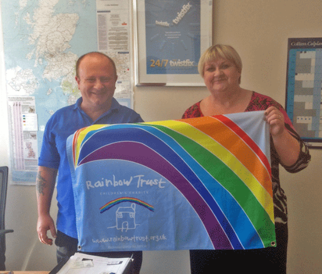 Twistfix Sponsor Rainbow Trust