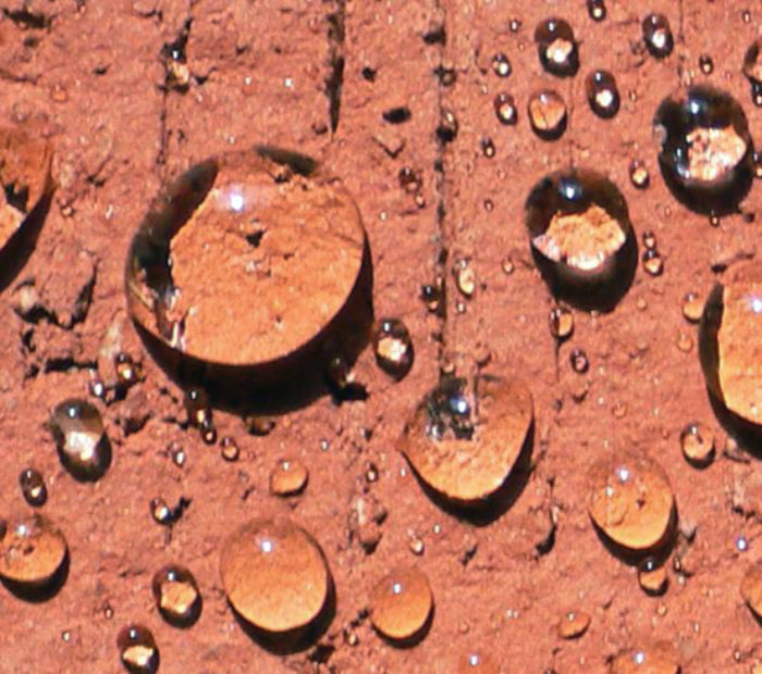 Waterproof brick