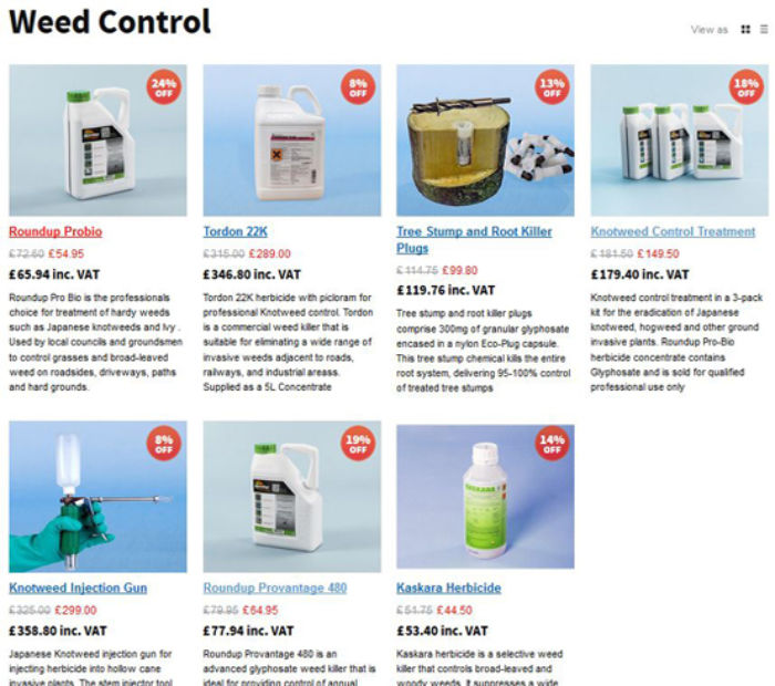 Weed Control Products