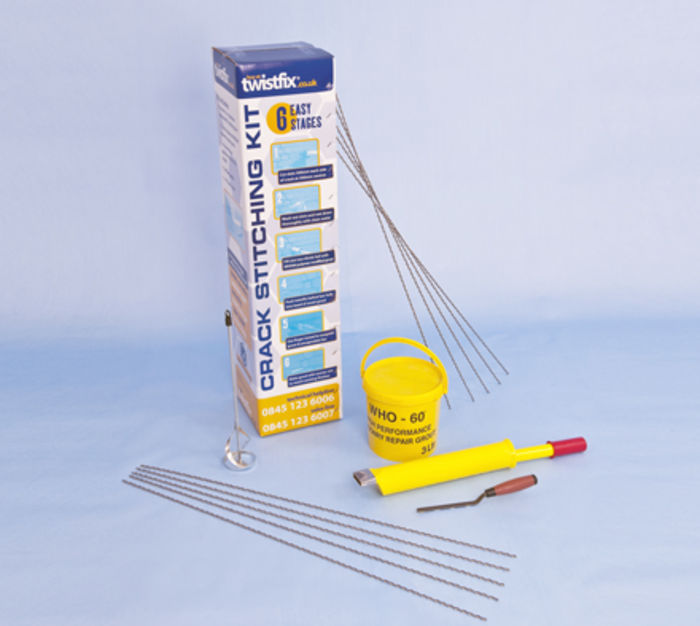 KIT FOR REPAIRING CRACKS IN WALLS