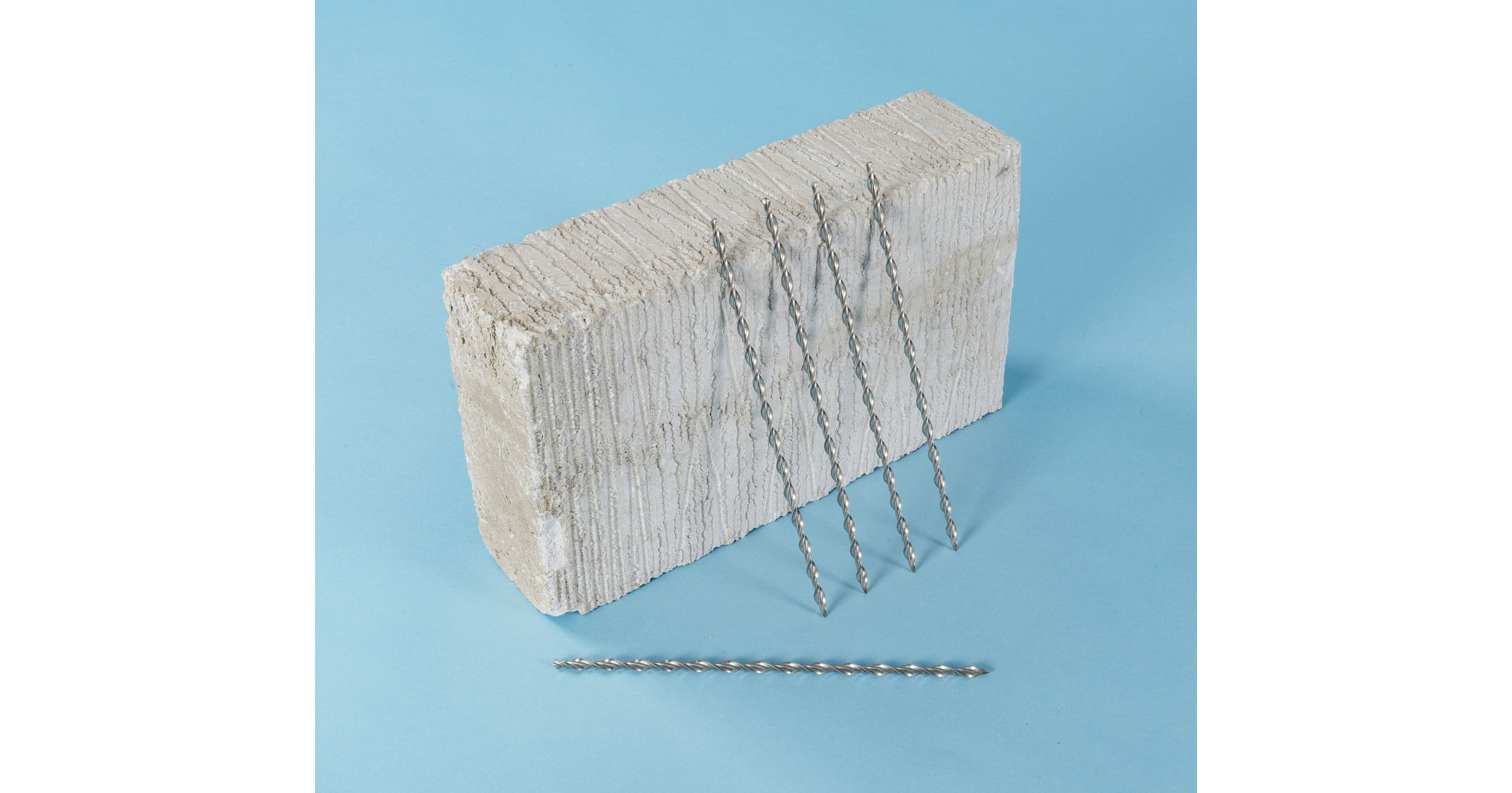 steel to masonry ties