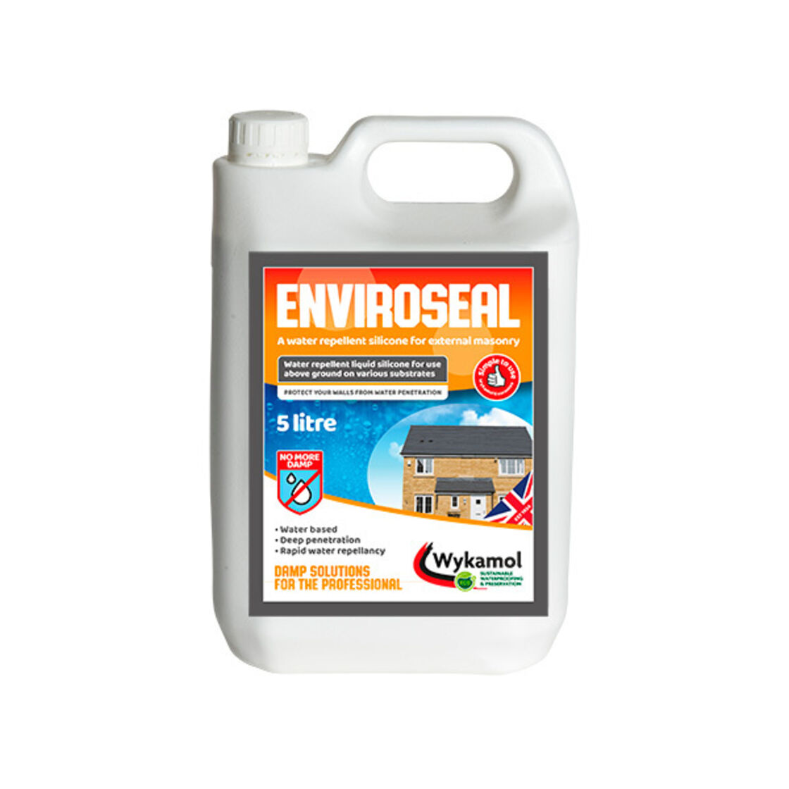 MasonrySaver Heavy Duty Water Repellent - 1 Gallon All-Purpose Concrete & Brick Sealer