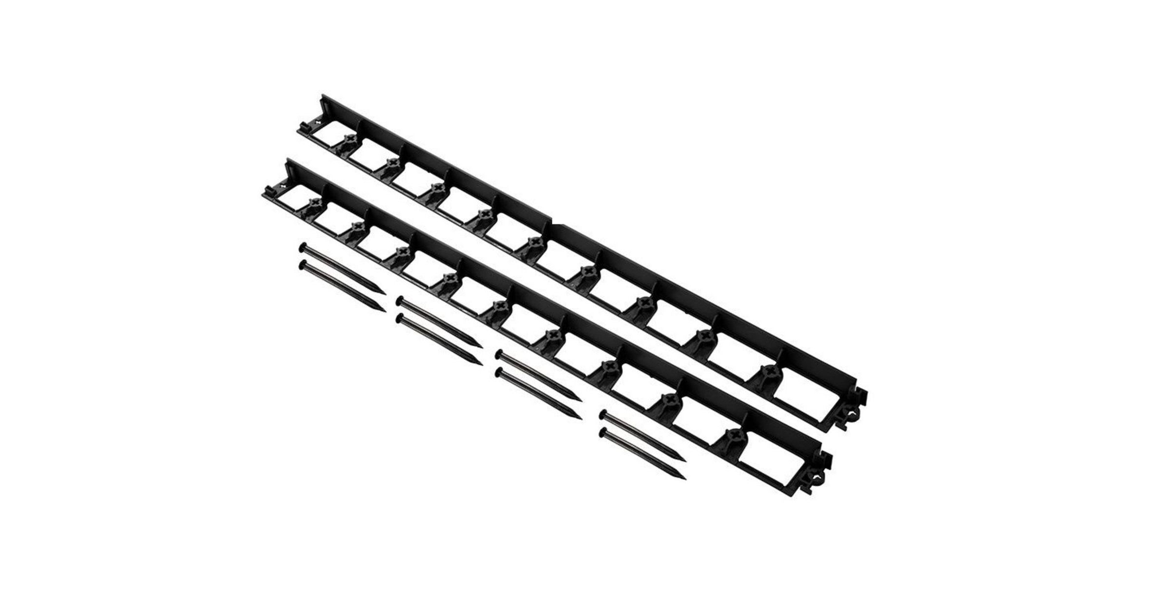 Jouplast grey garden edging strips Twistfix