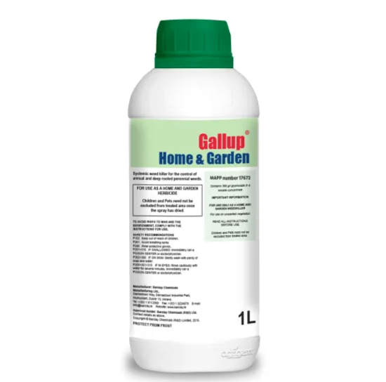Gallup Glyphosate Weed Killer 1L for Home & Garden