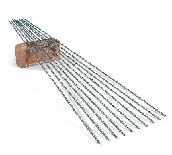 Heavy Duty Brick Stitching Bars 8 mm x 1 m - 10 Pack