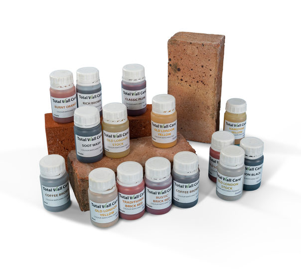 Brick Dye Testing Pots