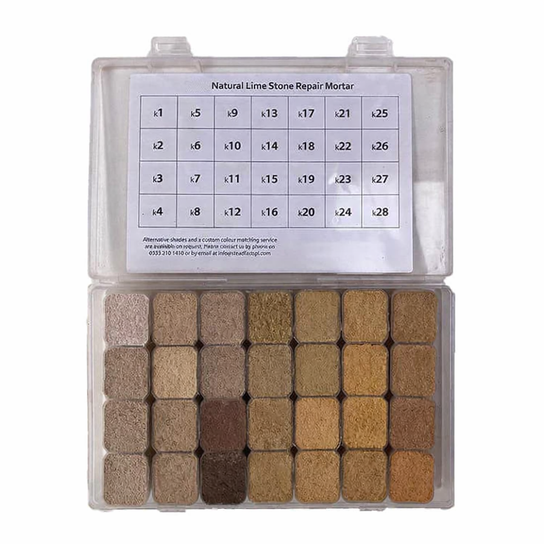 Stone Repair Mortar - Sample Trays
