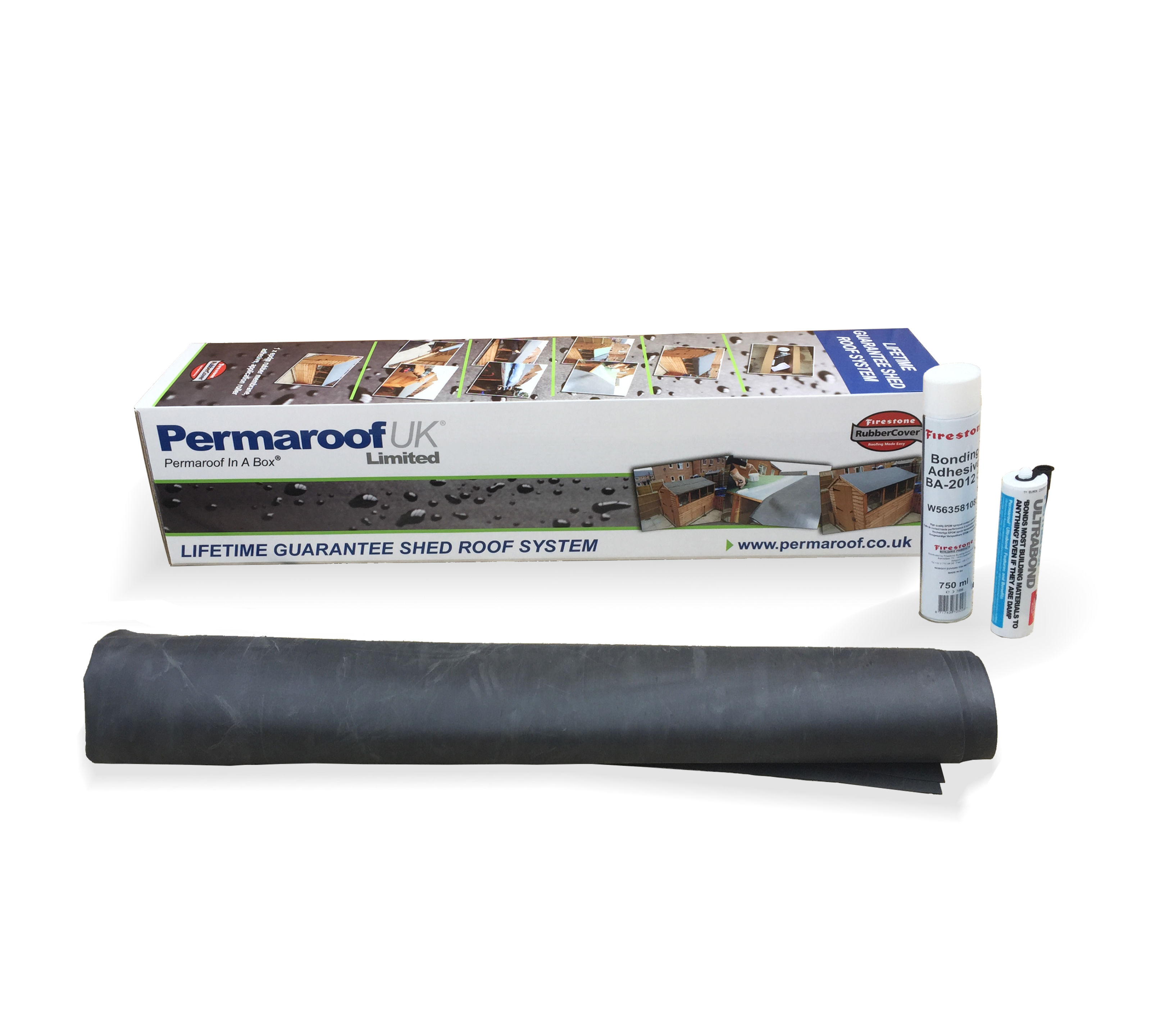 The Firestone EPDM Shed Roof Kit