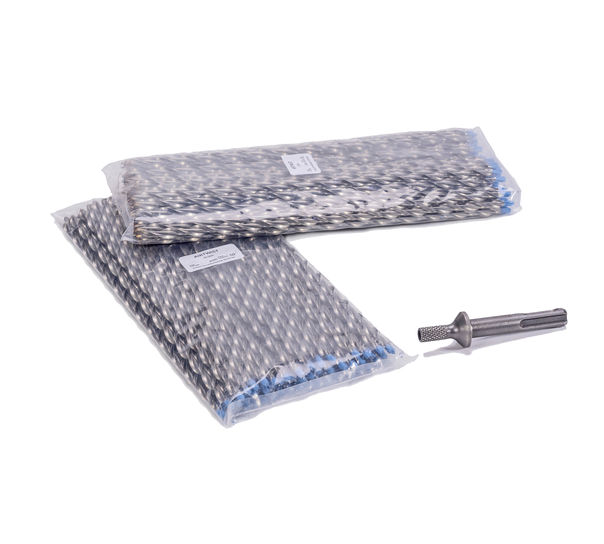 Replacement Wall Ties 9 x 230 mm Helical - 100 Ties and Tool