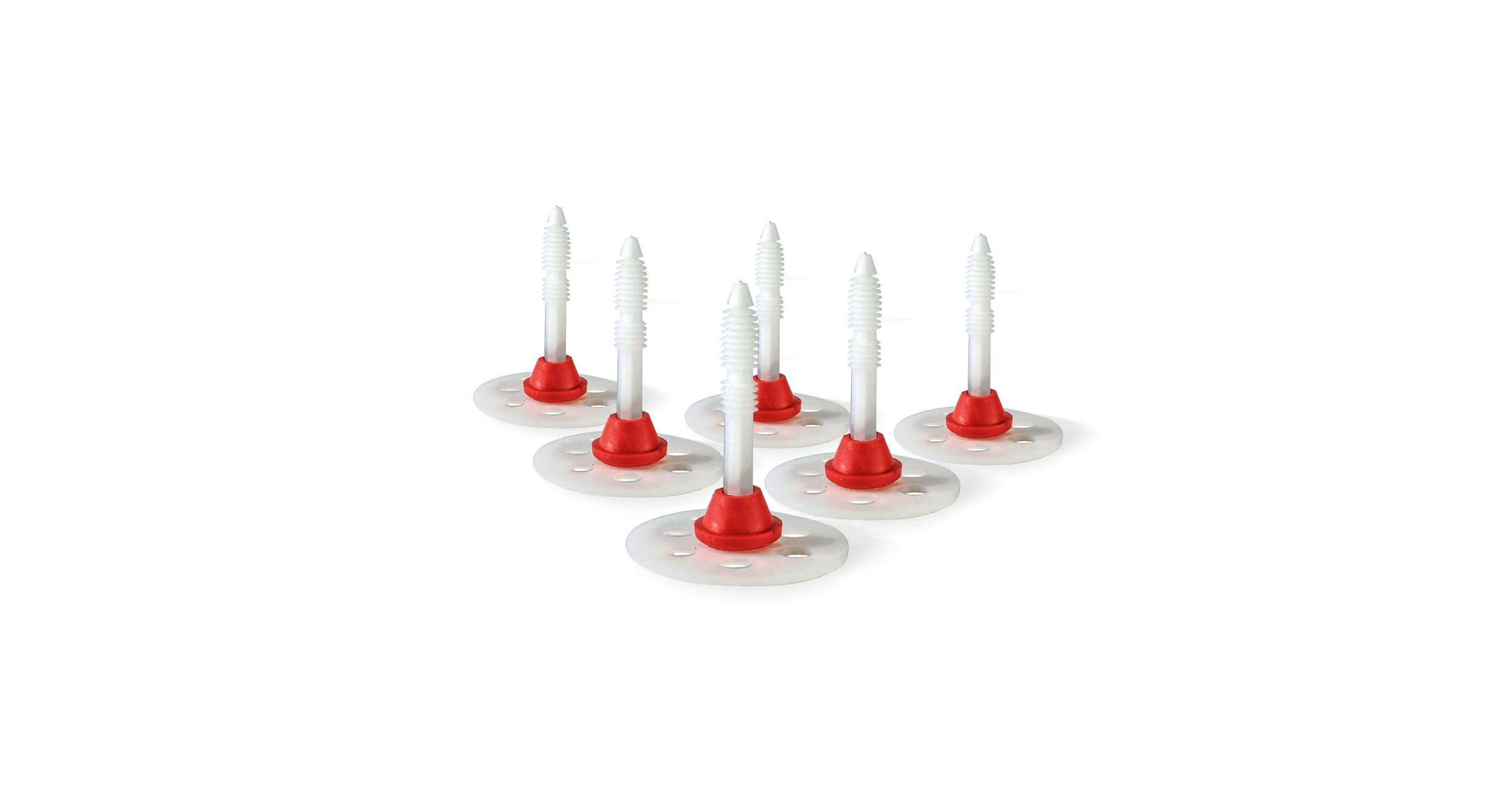 Mesh Membrane plugs for fixing cavity drain membrane