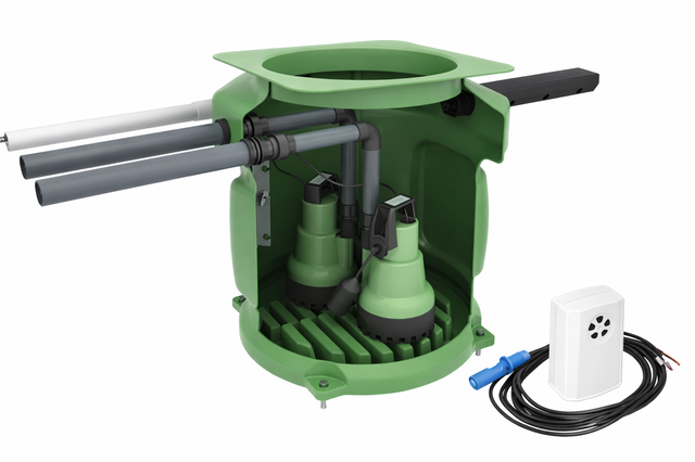 Wykamol Pro Sump – Double Pump & Battery Alarm