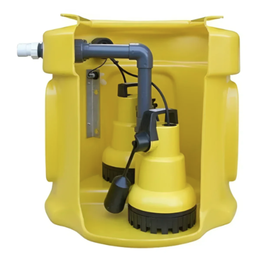ProSump Pump Kit 6.8 (2 x 301. twin outlet. alarm)